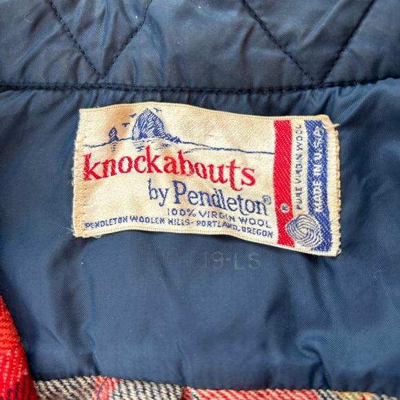 Vintage 70’s Knockabouts Pendleton wool button down - Picture 4 of 6